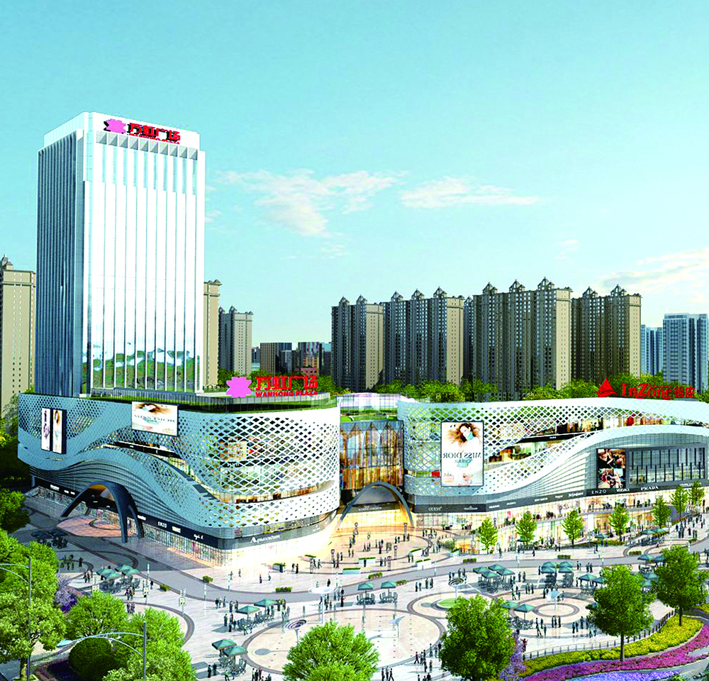 济南万虹广场（氟碳喷涂铝单板）